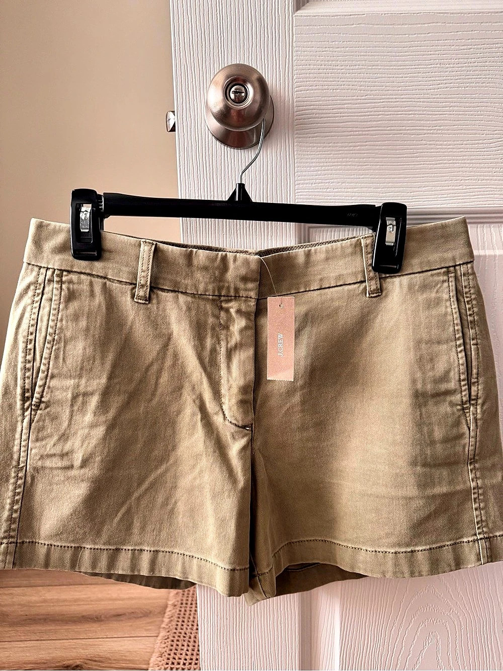 J.Crew 4" Stretch Chino Short High-Waist Shorts Size 6